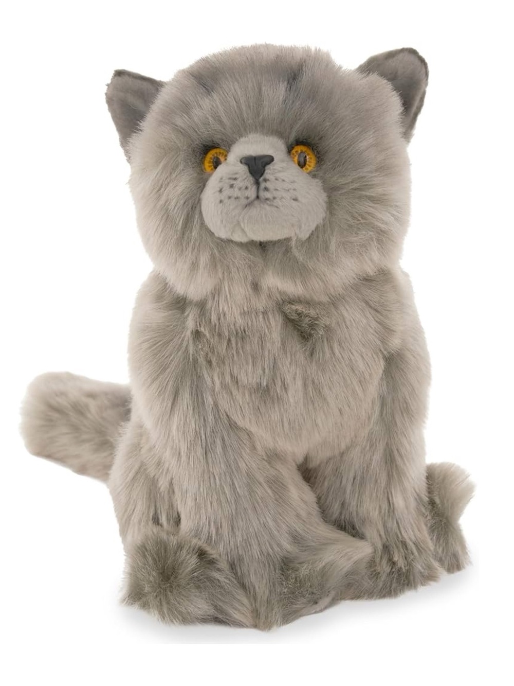 NWT The Bearington Collection Gordie The Grey Plush Persian Cat 10.5”